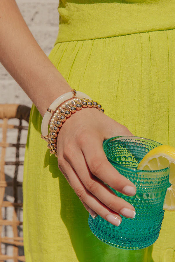Lovely Layers Stretch Bracelet Set in Ivory