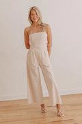 Seaside Sorbet Stripe Wide Leg Jumpsuit