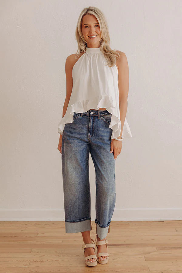 The Coralie High Waist Wide Leg Jean