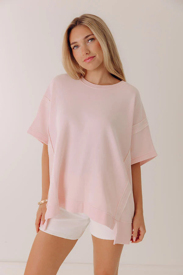 Essential Ease Oversized Terry Tee