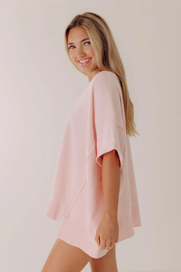Essential Ease Oversized Terry Tee